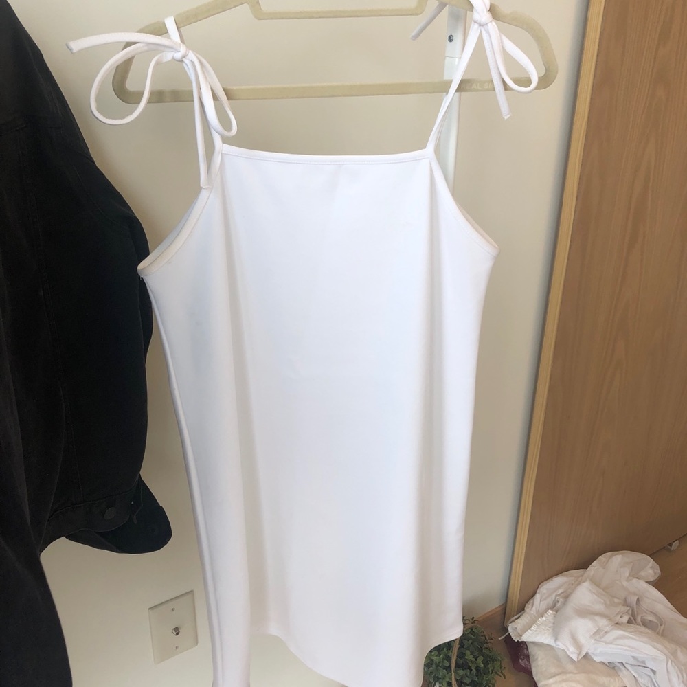 White Shift Dress